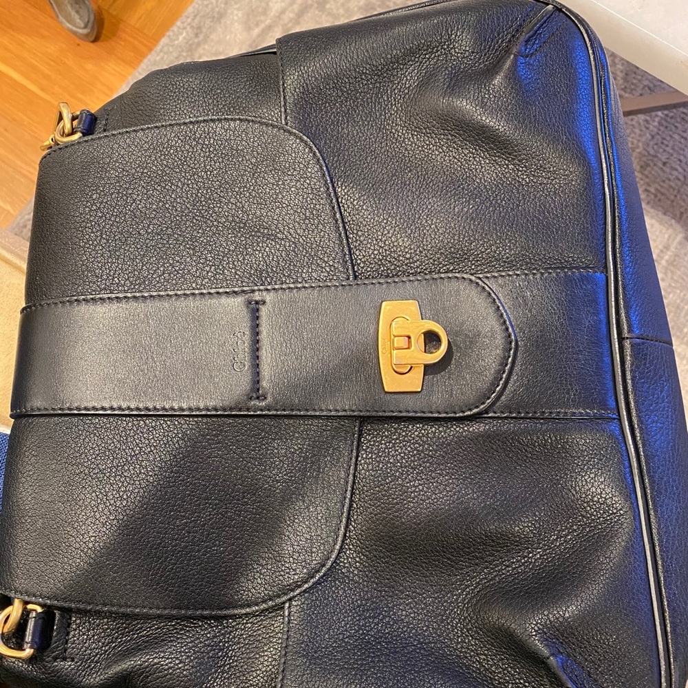 Chloe Lexa Grained Cross Body Shoulder Bag - Picture 13 of 13